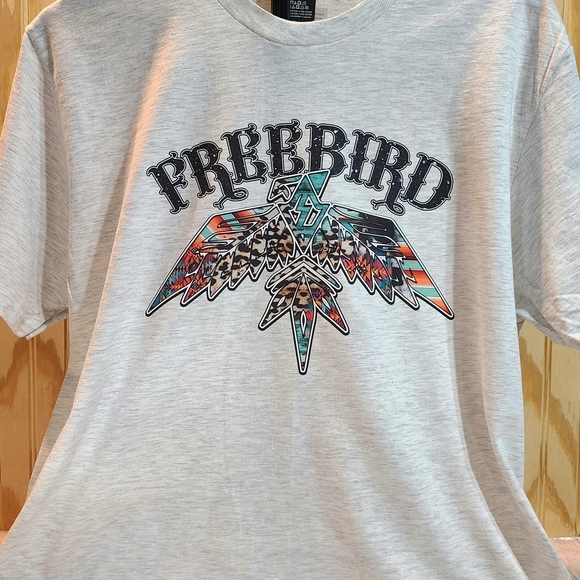 Freebird Graphic T-Shirt – Vintage Rock Eagle Tee – Bold Shirt for Classic Rock - Picture 1 of 12